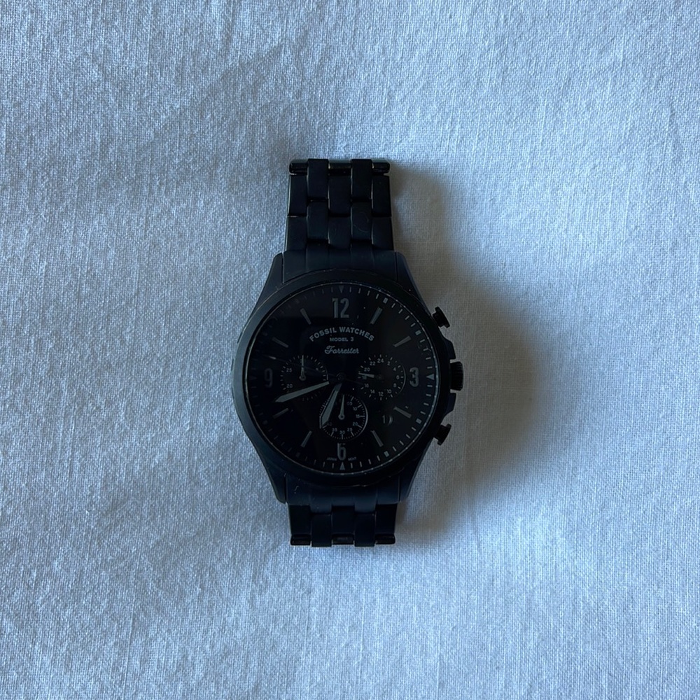 Fossil Black Watch